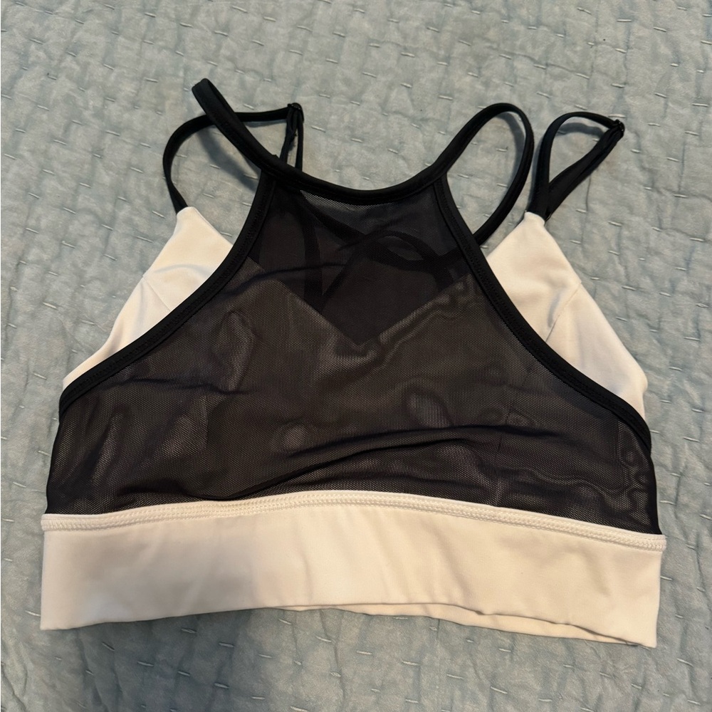 Urban outfitters sports bra size XS black/white